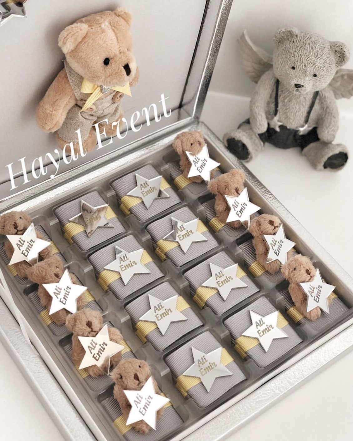 Bölmeli Çikolata Kutumuz ve Ayıcıklar