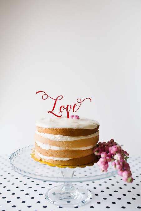 Aşk Kokan Pasta Süsü