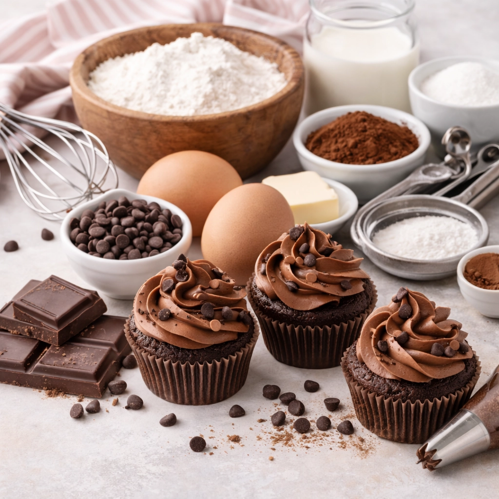 Çikolatalı Cupcake Nasıl Yapılır? Pratik Kakaolu Cupcake Tarifi