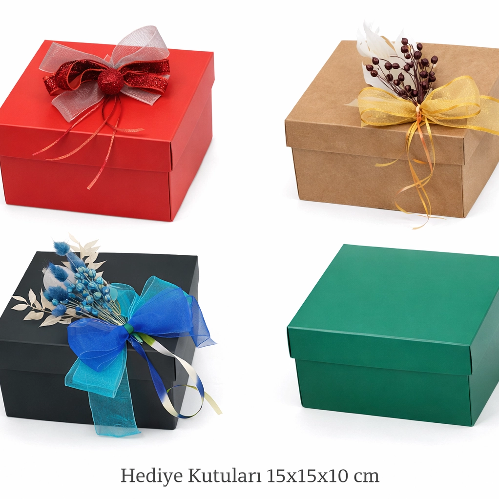 15x15, 20x20 ve 25x25 Hediyelik Karton Kutu Nasıl Kurulur? (Videolu)
