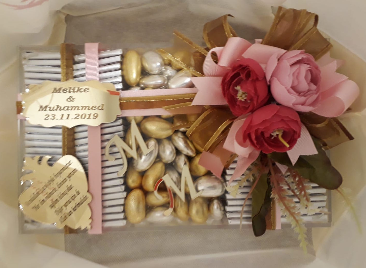  Drajeler ve Çikolatalar için Pleksi Kutu