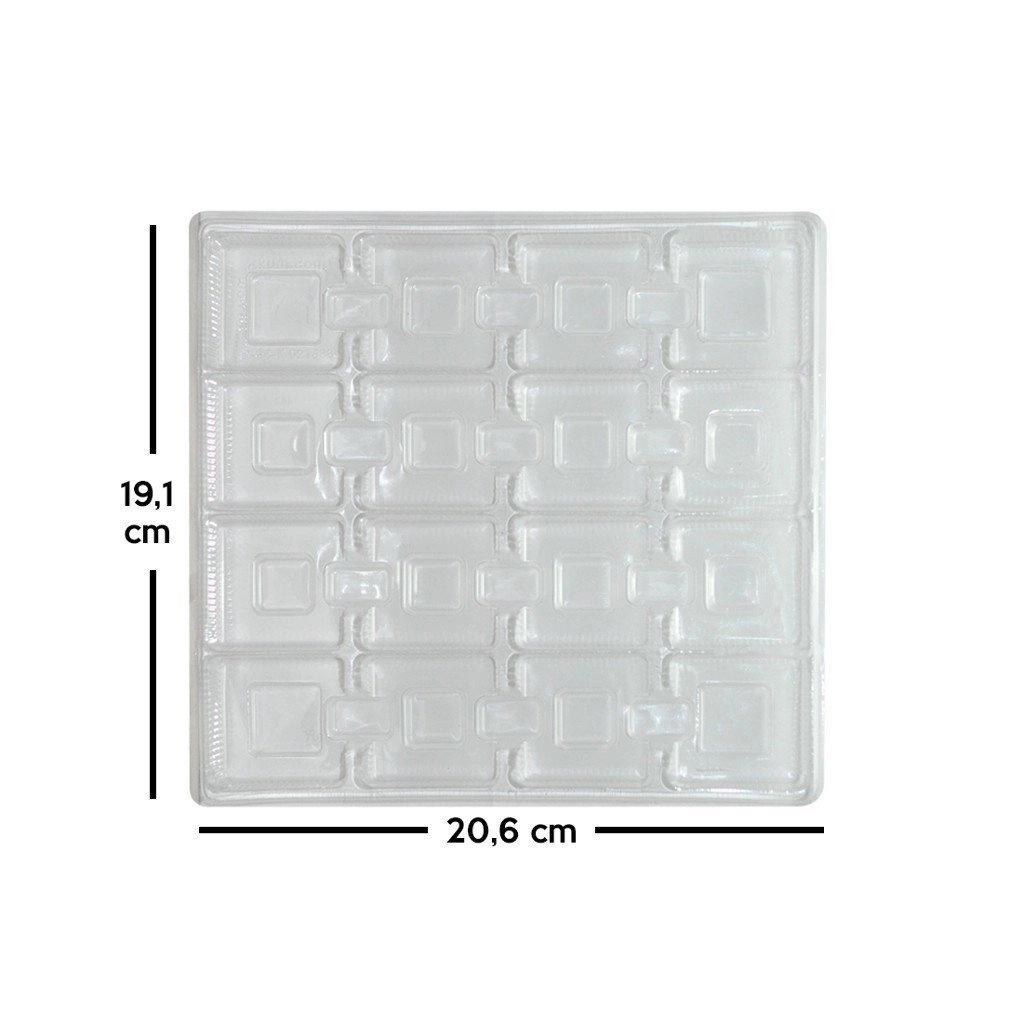 16 Bölmeli Madlen Çikolata Seperatörü –(10’lu Paket)