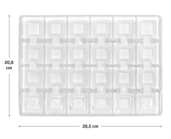 24 Bölmeli Madlen Çikolata Seperatörü (10’lu Paket)