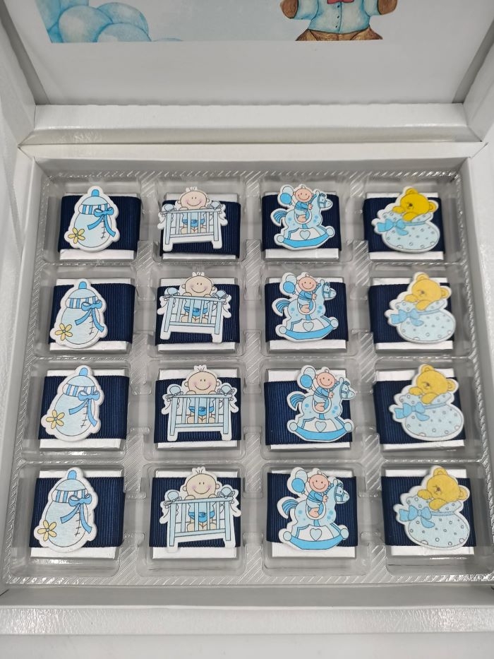 Madlen Çikolata Bebek Süsleri Seti 16 ’lı