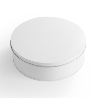 Pug Ve Mutlu Yıllar Baskılı Metal Yılbaşı Kutusu