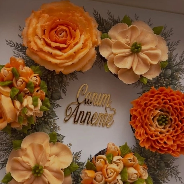 Canım Anneme Cupcake Süsü – Pleksi Cupcake Topper