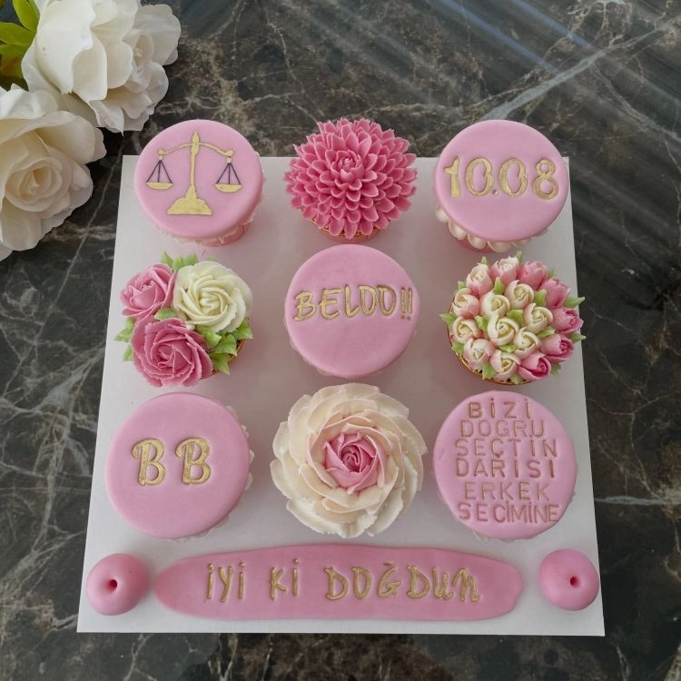 Karton Pasta Altlığı, Cookie Cake, Cupcake ve Tatlı Tabanlığı - 5 mm Kalın Tabanlık