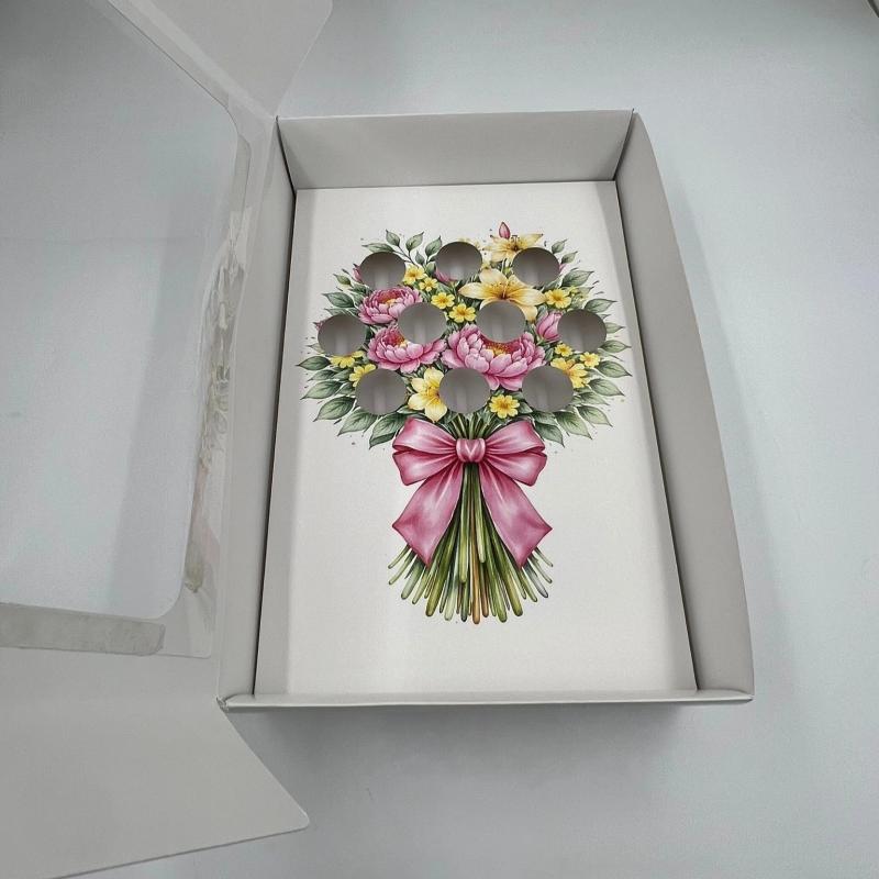 10’lu Pencereli Mini Cupcake Kutusu 