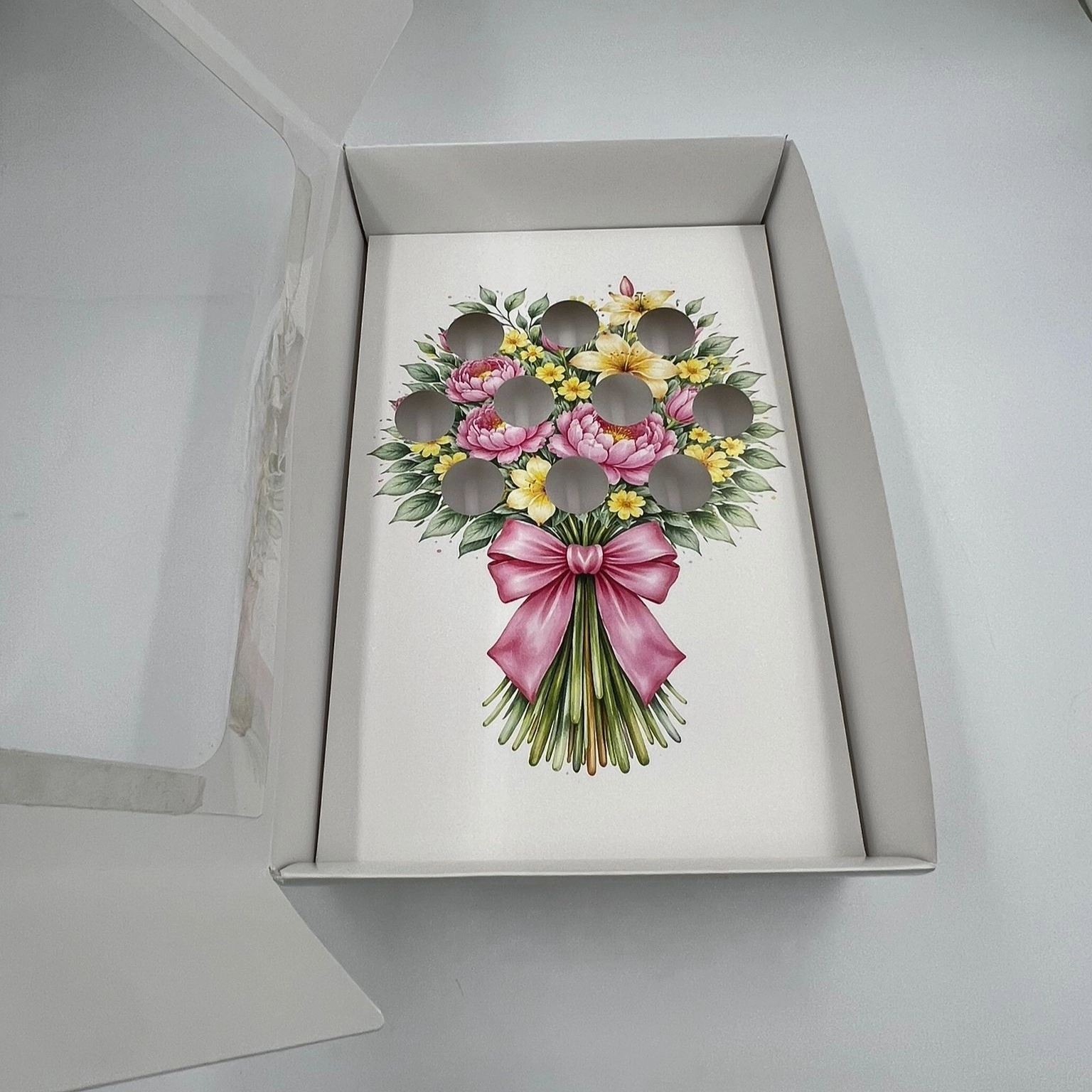 10’lu Pencereli Mini Cupcake Kutusu 