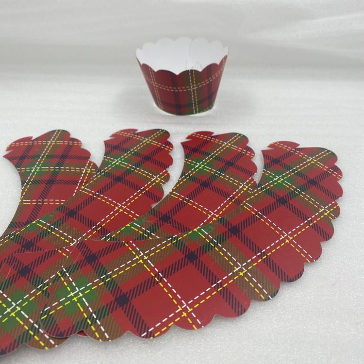 Yılbaşı Temalı Cupcake Kağıdı (20’li Paket)