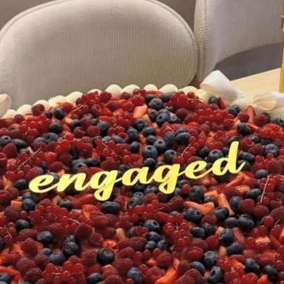 Engaged & Nişanlı  Pasta Süsü