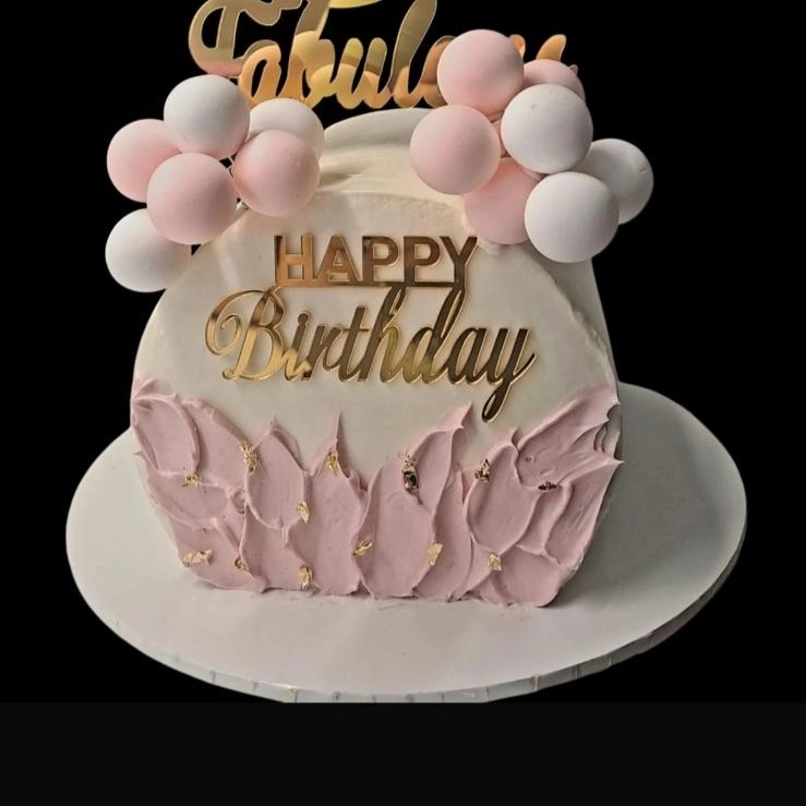 Happy Birthday Pleksi Ayna Pasta Süsü