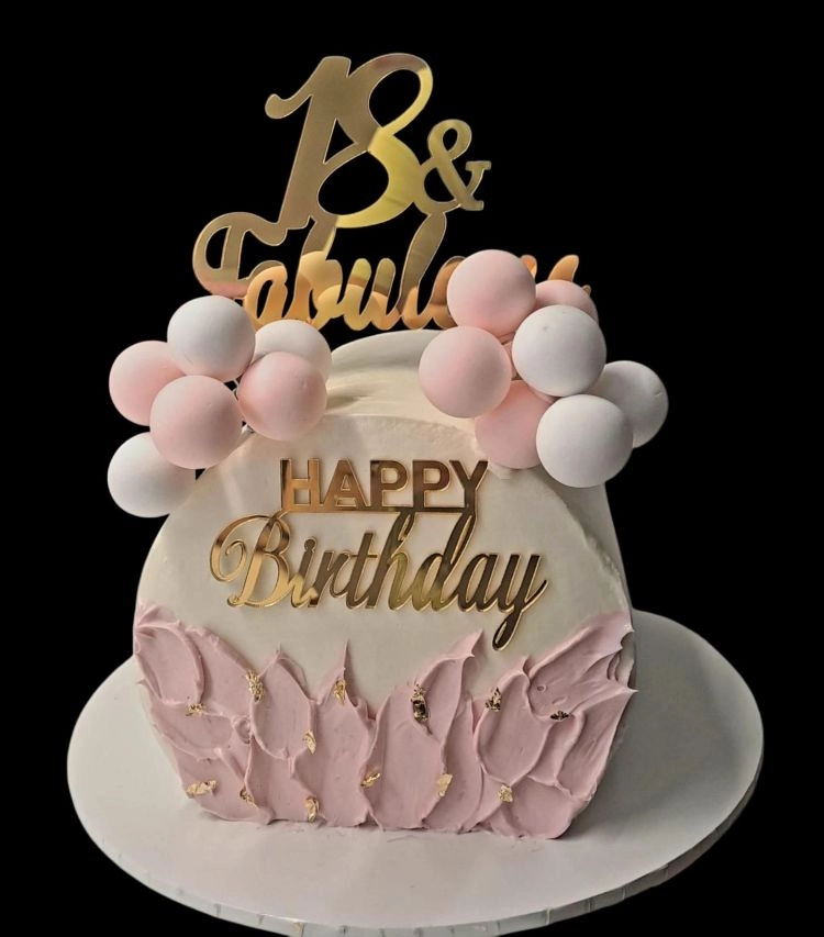 Çubuksuz Happy Birthday Pasta Süsü