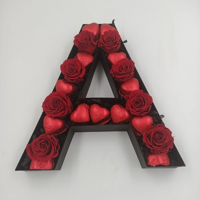 Harf Karton Kutu – Çiçek, Çikolata ve Hediyelik Sunum Kutusu