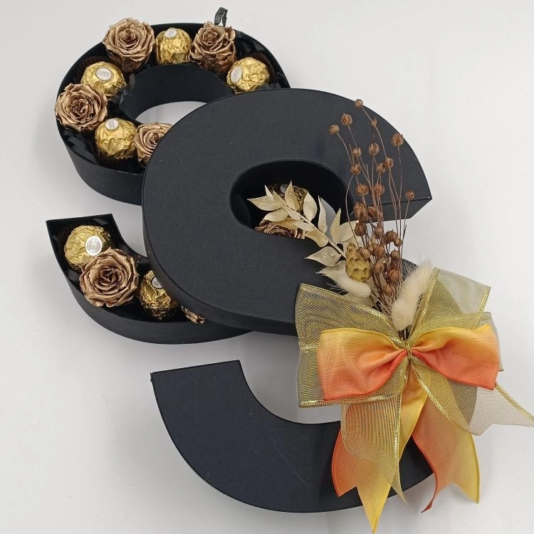 Harf Karton Kutu – Çiçek, Çikolata ve Hediyelik Sunum Kutusu