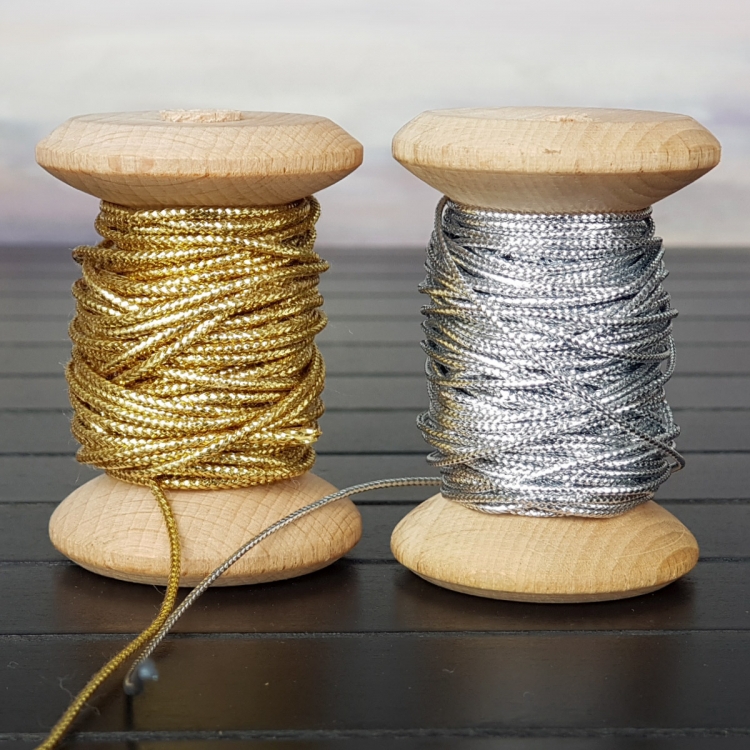 Metalik Simli İp