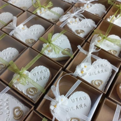 9x9x3 Sevgililer Günü Kutuları 10 ’lu