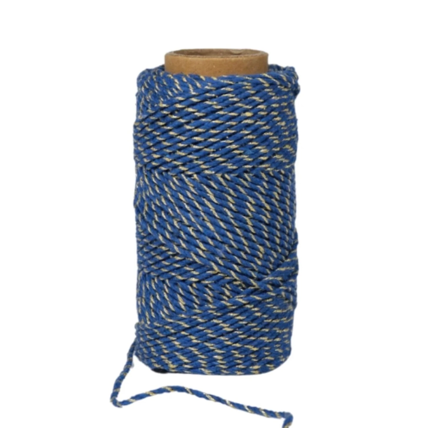 Lacivert Altın Dekoratif İp
