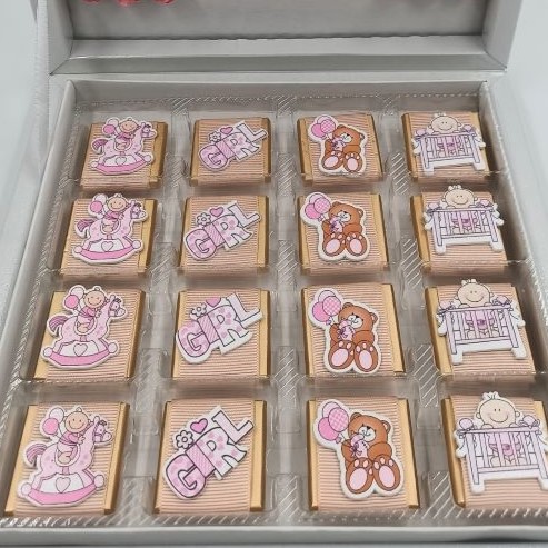 Madlen Çikolata Bebek Süsleri Seti 16 ’lı