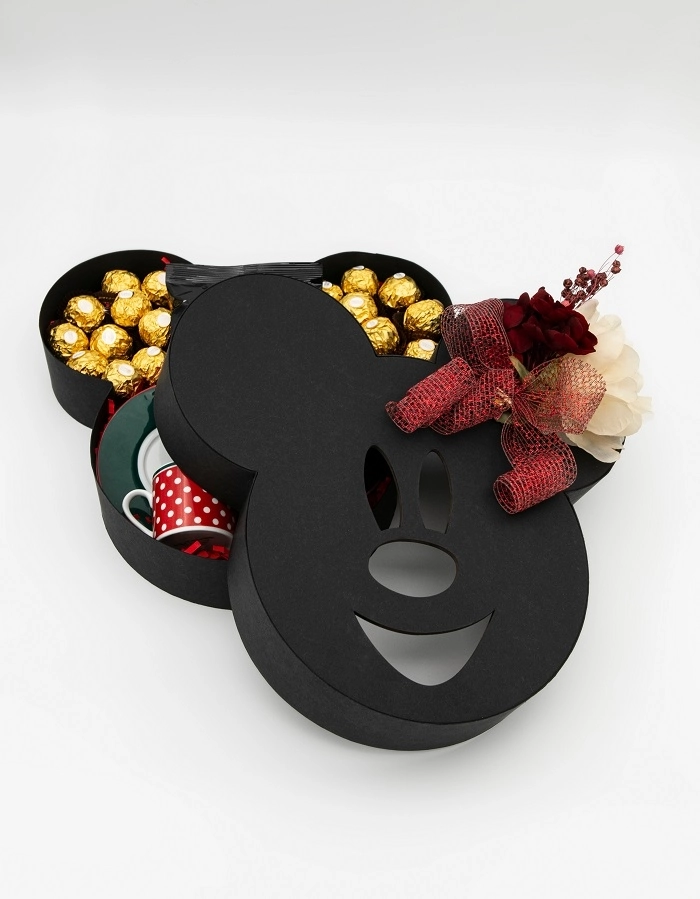 Mickey Mouse Şeklinde Karton Kutu