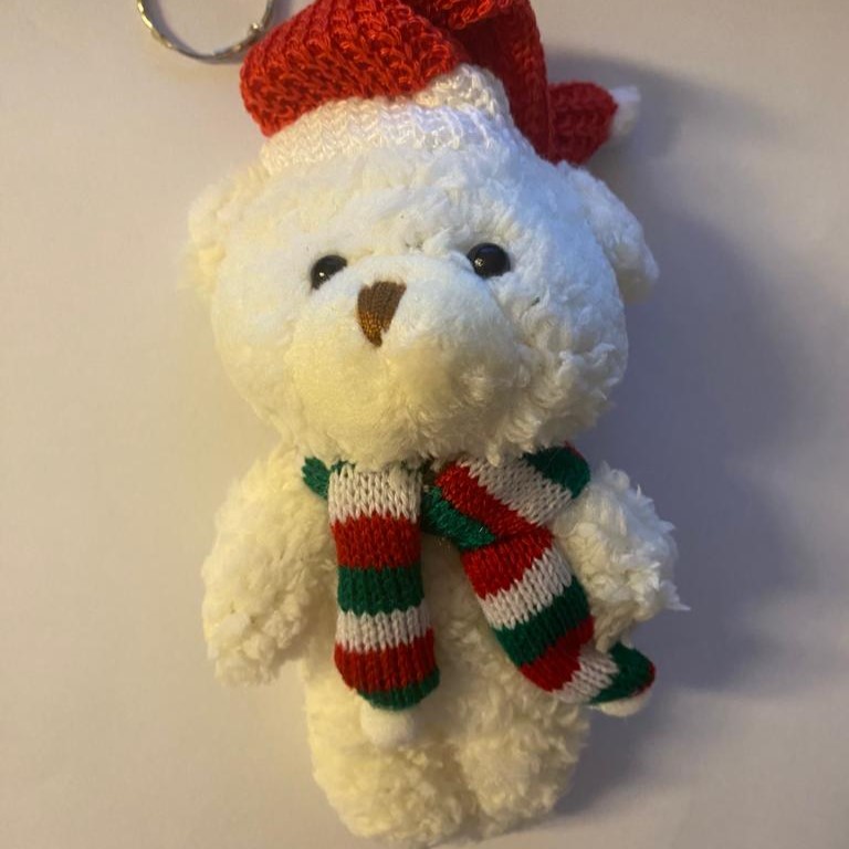 Noel Baba Ayıcık Anahtarlık 10 cm