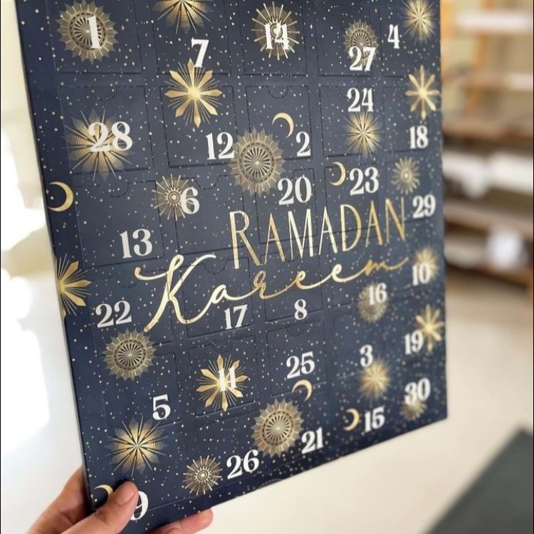 Ramadan Takvimi Madlen Çikolata Kutusu