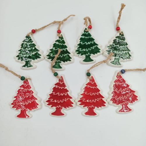 Seramik Yılbaşı Ağacı Mini Dekoratif Obje