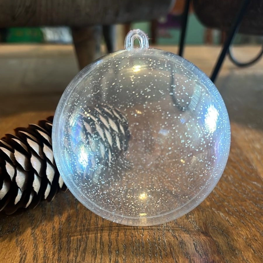 Şeffaf Simli Top Kutu 5 ’Lİ 