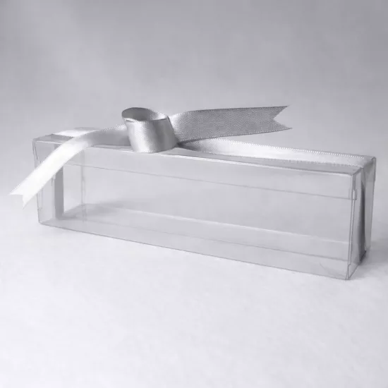 14x5x5 cm Asetat Kutu | Makaron ve Tatlı Kutusu