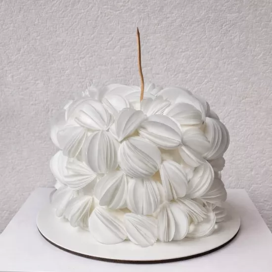 15 cm Spiral Pasta Mumu | Dekoratif Doğum Günü Mum