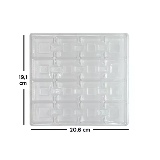 16 Bölmeli Çikolata Kutusu Seperatörü 10’lu 