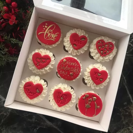 9’lu Pencereli Cupcake Kutusu | Toptan Fiyat