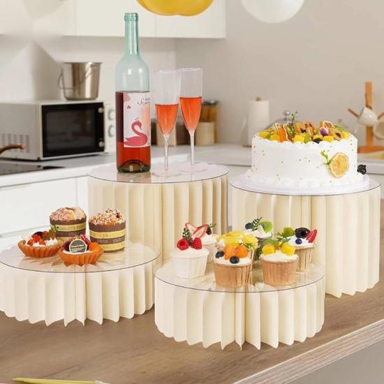 Akordeon Standı | Pasta ve Cupcake Standı