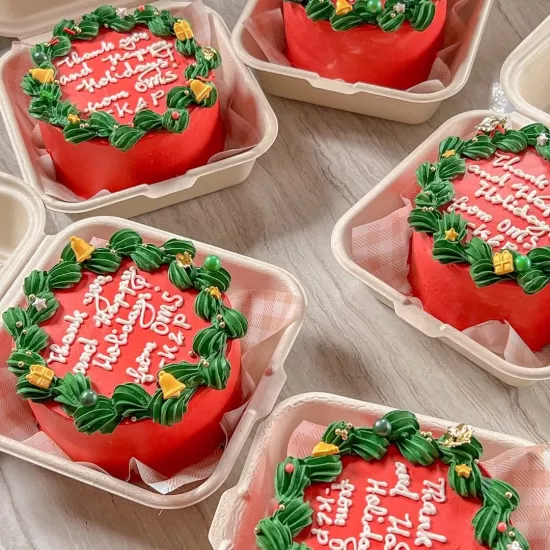 Yılbaşı Pastası Kutusu | Bento Kutusu