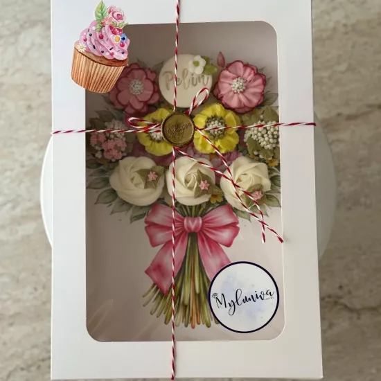 Hediyelik ve Şık Mini Cupcake Sunum Kutusu