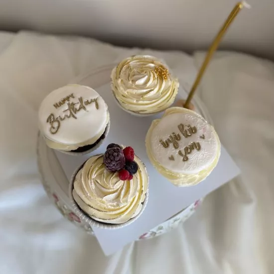 4’lu Cupcake Kutu Tabanlığı | Karton Altlık  