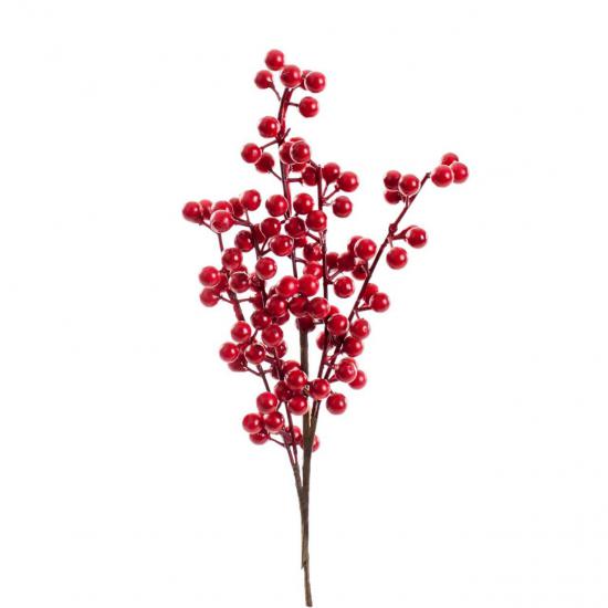 Yapay Çiçek Berry | Yılbaşı Süsü | Dekoratif Yeni Yıl Aksesuarı | Berry