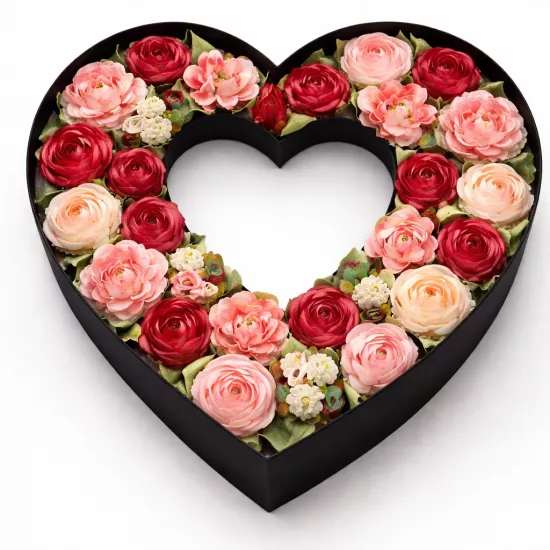 kalp karton kutu| sevgililer günü hediye kutusu