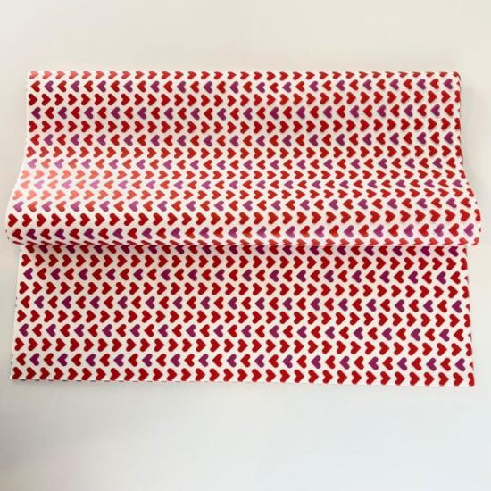 Pelür Kağıt | Kalp Desenli Kağıt | Kutu Kağıdı | Sevgililer Günü Pelür Kağıdı 