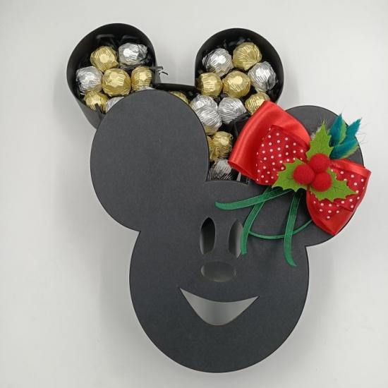 Karton Mickey Mouse Kutu | Çikolata için Mickey Mouse Kutu | Miceky Mouse Çikolata Kutusu | Mickey Mouse Şeklinde Karton Kutu 