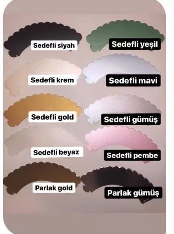 Sedefli Cupcake Sargısı | Parlak Cupcake Wrapper