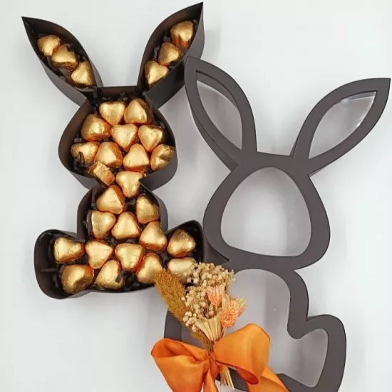 Karton Tavşan Kutu | Paskalya Tavşanı | Easter Box