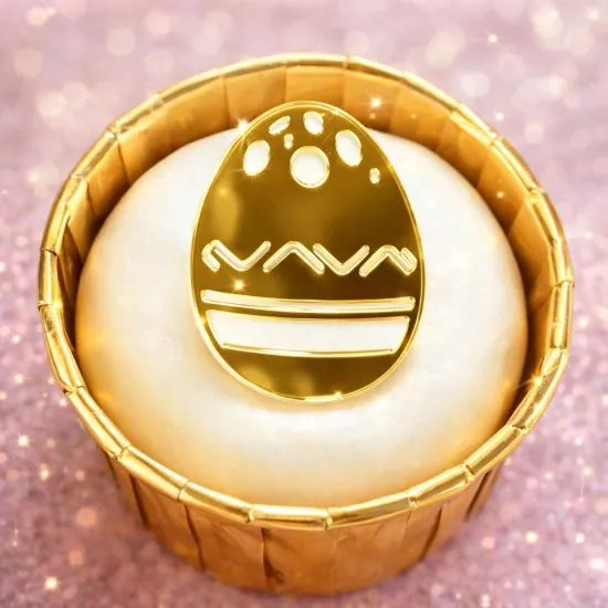 Paskalya Yumurtası Cupcake Süsü Pleksi Ayna 