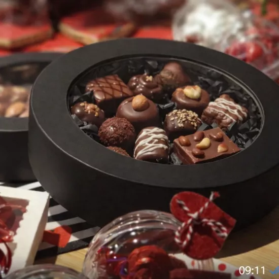 Pencereli Silindir Kutu 17x6 cm