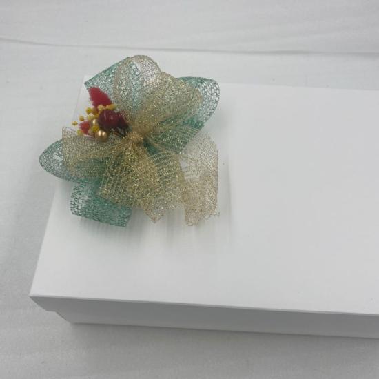 Hediye Kutusu Süsü | Hazır Süs | Kutu Süsleme | Hazır Fiyonk