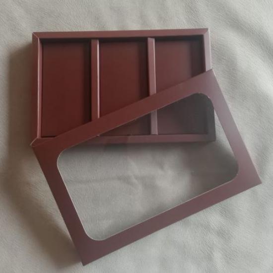 Tablet Çikolata Kutusu | 3’lü Tablet Çikolata Kutusu | Çikolata Kutusu | Kahverengi Kutu | Bar Chocolate Box