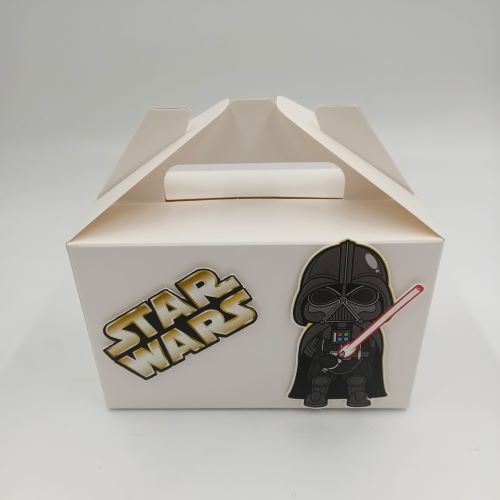 Star Wars Temalı Hediyelik Karton Taşıma Kutusu