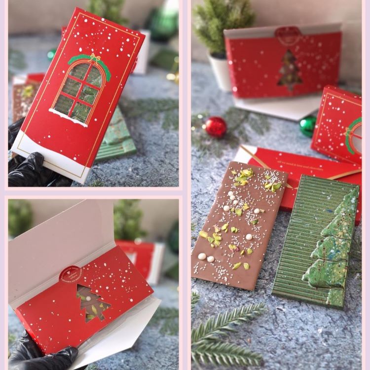 Tablet Çikolata Yılbaşı Kutusu 