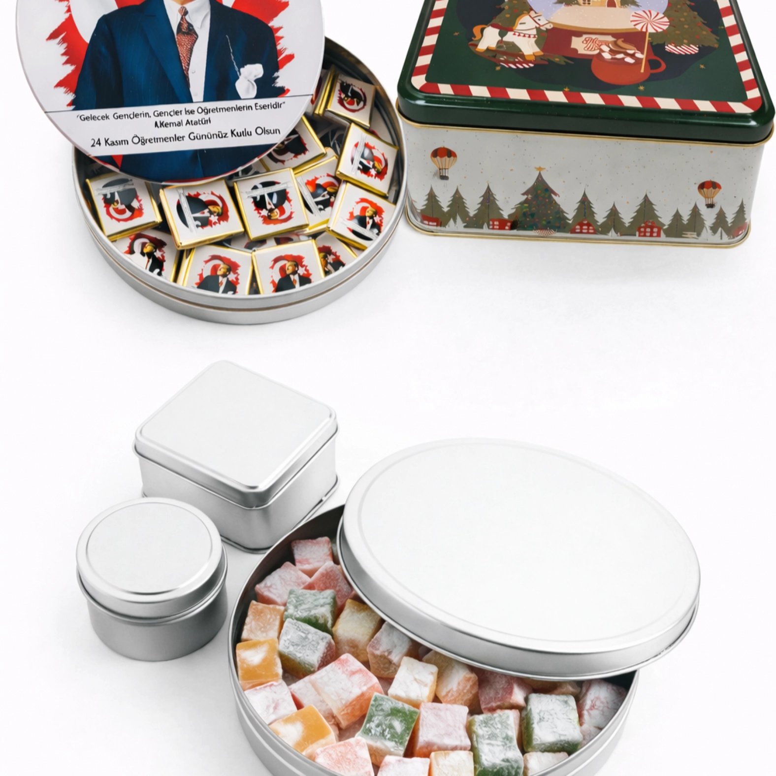 Metal ve Teneke Kutular |  Şık Saklama Kutuları