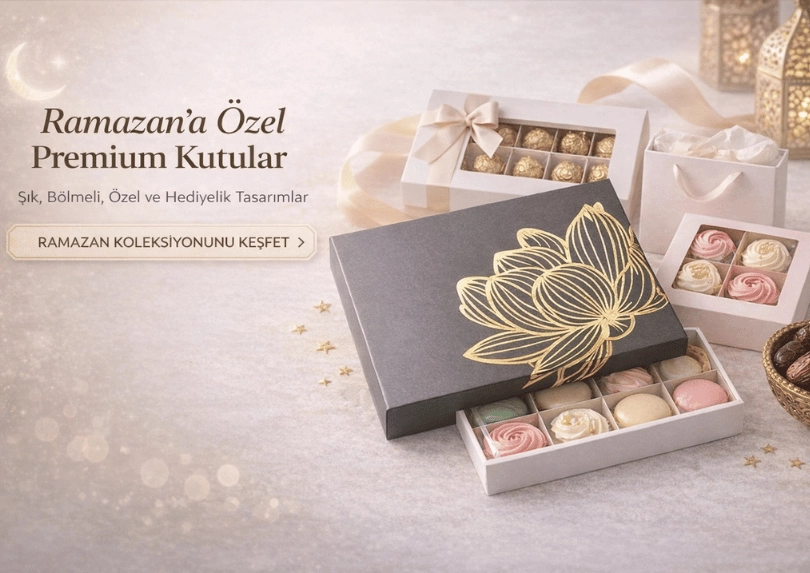 Ramazan ayı ve bayram dönemi; paylaşmanın, zarafetin ve özenli sunumların ön plana çıktığı özel zamanlardır. Falbelo olarak butik pastacılar, organizasyon firmaları ve kurumsal markalar için Ramazan konseptine uygun premium ambalaj ve sunum çözümlerini bi